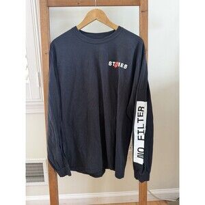 The Rolling Stones 2019 No Filter Tour Long Sleeve Shirt Men's Size XL